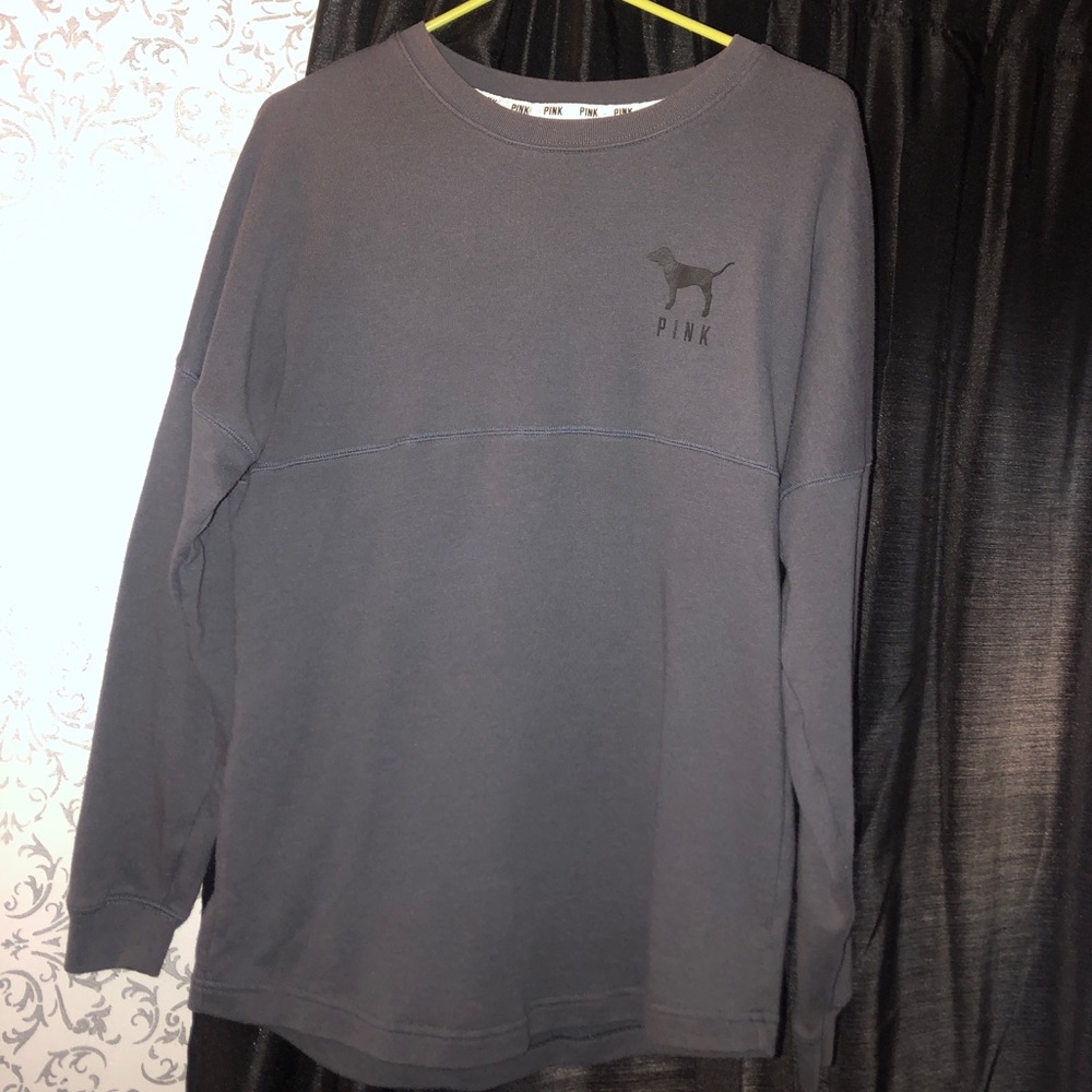 PINK long sleeve sweater with cheetah print